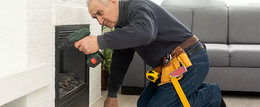 New Indoor Fireplace Installation in Woodridge, Illinois