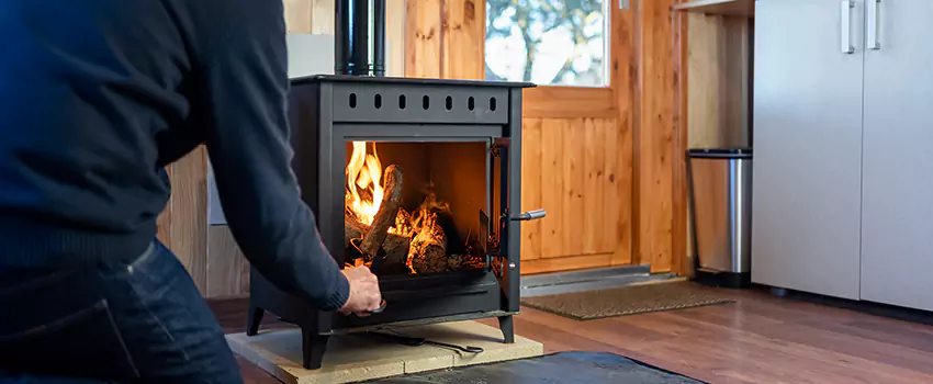 Open Hearth Wood Fireplace Installation in Woodridge, IL