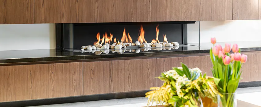 Double-height Fireplace Design Refurbishment in Woodridge, Illinois