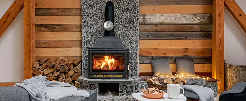 Thelin Hearth Products Direct Vent Gas Stove Fireplace Inspection in Woodridge, Illinois